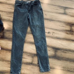 Levi’s high waist skinny 721 grey wash